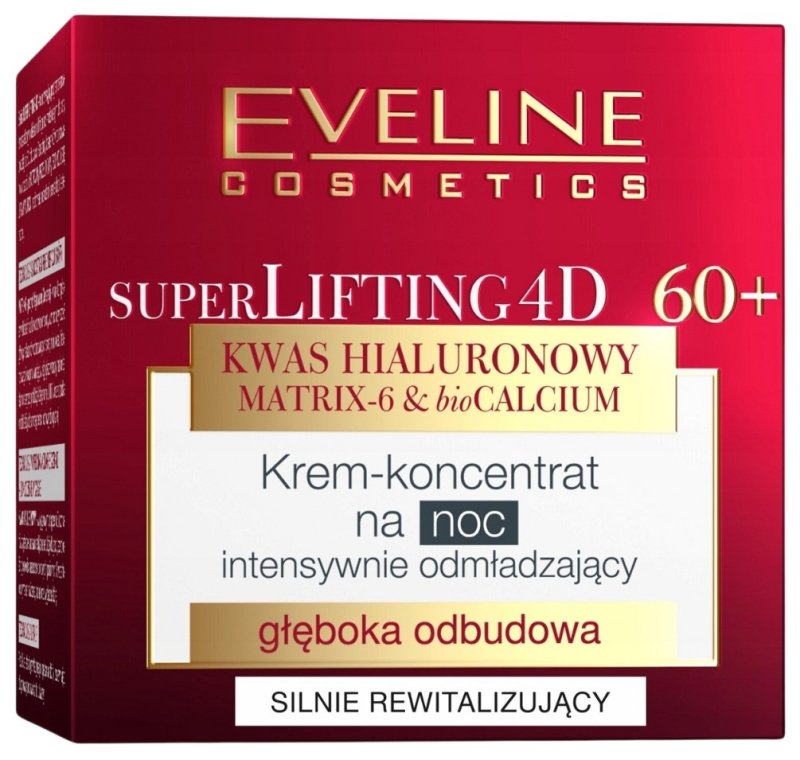 Eveline Super Lifting 4D 60+ – krem-koncentrat na noc 50ml