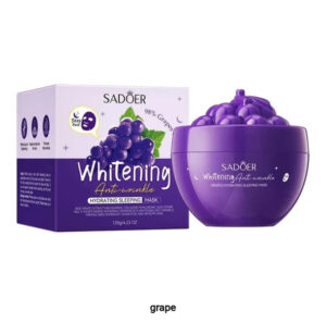 Sadoer Whitening Anti-Wrinkle Hydrating Sleeping Mask Grapes maska nocna do twarzy