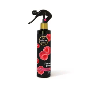 Czerwone owoce – AMBAR Perfums 280 ml (Neutralizator zapachów odświeżacz do tkanin w sprayu)