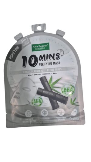 Kiss Beauty Skin Clinic Purifying Face Mask AHA + BHA + Bamboo Charcoal 30 ml
