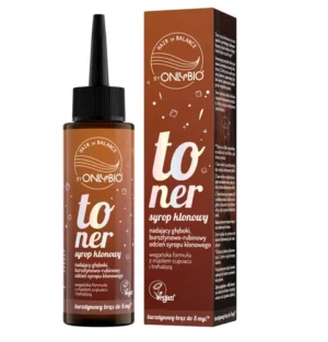 OnlyBio Hair In Balance, Syrop Klonowy, Toner nadający głęboki, bursztynowo-rubinowy odcień syropu klonowego 100ml