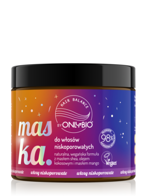 ONLYBIO Maska do włosów niskoporowatych 400 ml