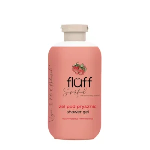 Fluff Superfood Odświeżający Żel pod Prysznic z Ekstraktem z Truskawki 500 ml
