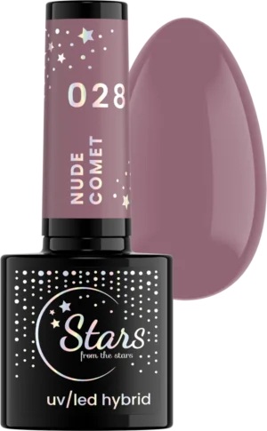 STARS FROM THE STARS Lakier hybrydowy UV/LED 028 Nude Comet 5g