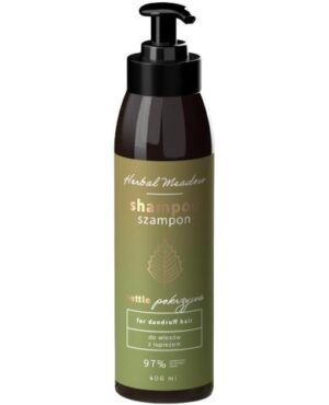 Hiskin Herbal Meadow – Odżywka Pokrzywa do Włosów z Łupieżem, 97% Składników Pochodzenia Naturalnego, 400 ml