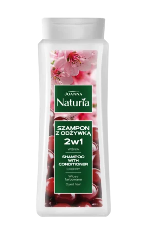 Cherry Shampoo with Conditioner for Color-Treated Hair – Naturia, 500 ml