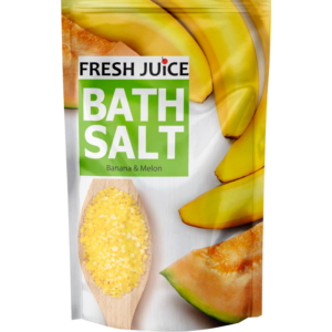 Fresh Juice Banana & Melon – owocowa sól do kąpieli 500 g | relaks i tropikalna energia