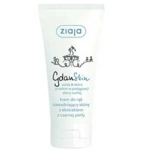 Ziaja Gdańskin Nawadniający Krem do Rąk z Ekstraktem z Czarnej Perły 50 ml