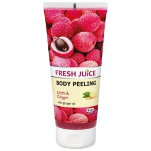 Elfa Farm Fresh Juice Peeling do Ciała – Litchi & Ginger z Olejkiem Imbirowym, 200 ml