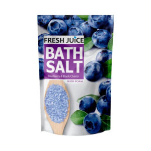 Fresh Juice Blueberry & Black Cherry – owocowa sól do kąpieli 500 g | relaks i antyoksydacyjna świeżość