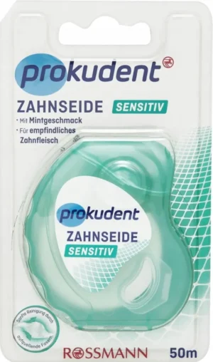 PROKUDENT Sensitive – Nić dentystyczna do wrażliwych dziąseł, miętowa