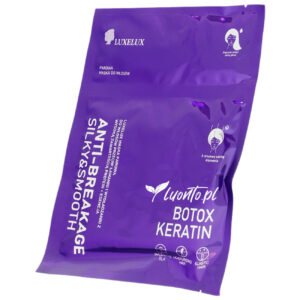 Luxelux Anti-Breakage Silky & Smooth Botox Keratin – parowa maska do włosów z esencją