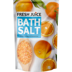 Fresh Juice Sicilian Orange & Clementine – cytrusowa sól do kąpieli 500 g | energia i odświeżenie