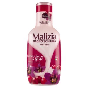 Malizia Goji Berries & Flowers – Płyn do Kąpieli 1 L Made in Italy