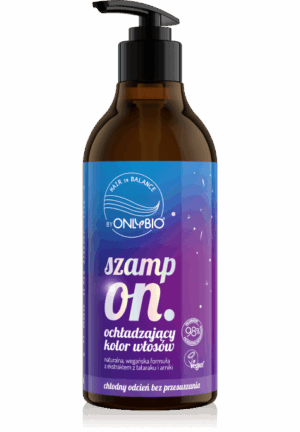 OnlyBio Szampon Ochładzający – chłodny odcień bez przesuszenia, 400 ml