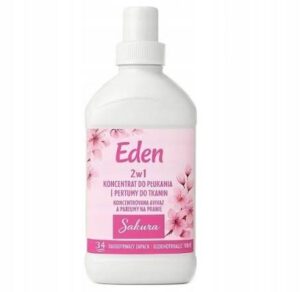 Eden 2in1 Sakura – koncentrat do płukania i perfumy do tkanin 748 ml | długotrwały kwiatowy zapach i świeżość