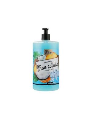 Ekolan Piña Colada Kremowy Żel pod Prysznic 1000 g – Tropikalny żel do mycia ciała o zapachu kokosa i ananasa
